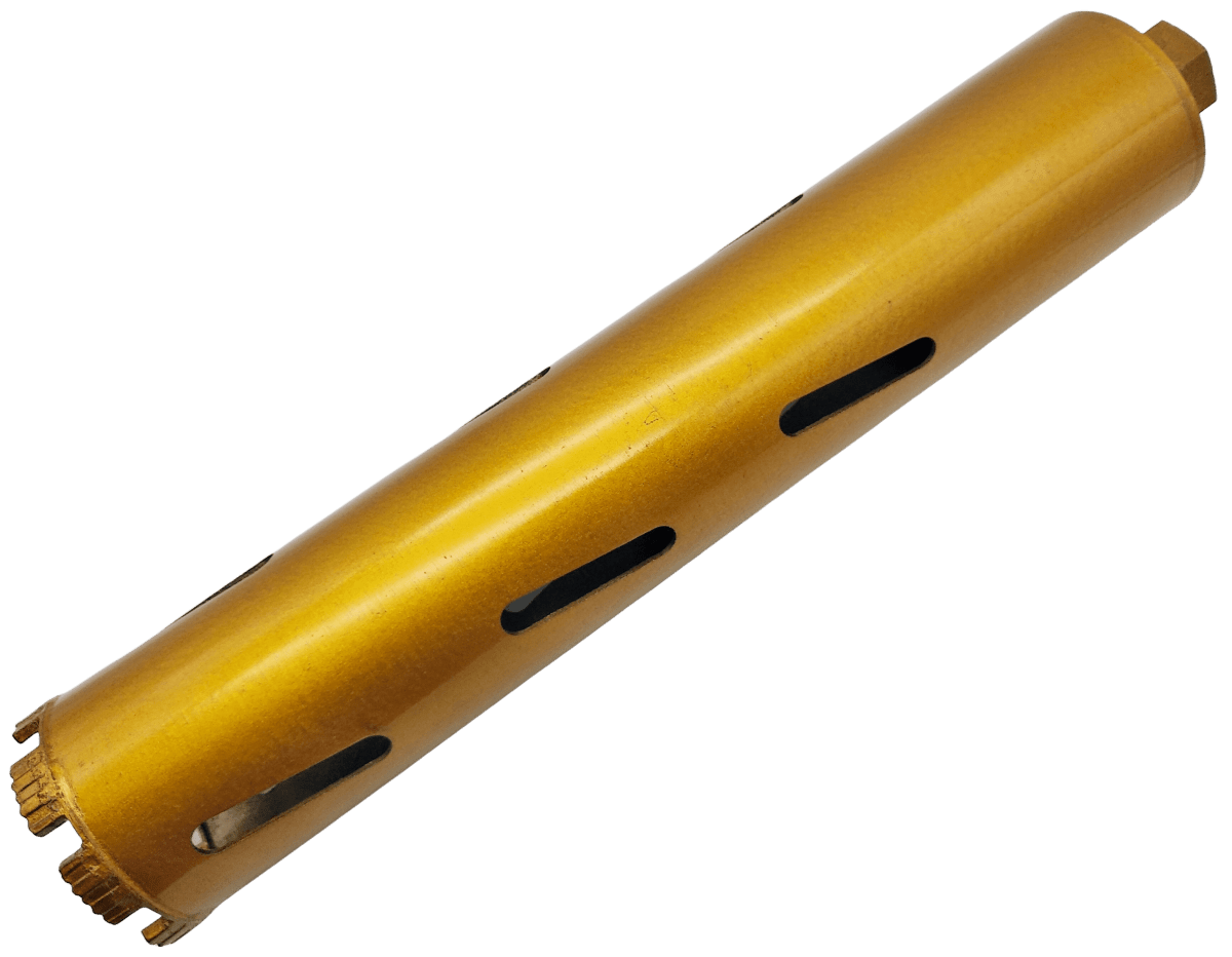 450 mm Profi Diamantbohrkrone Turbo Kernbohrer Nass Trocken Ø 51,63,76,83 mm; optional SDS Plus oder SDS MAX Adapter – von Kraftfeld | Werkzeughandel - Feldmann