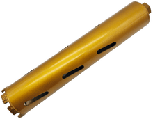 Laden Sie das Bild in den Galerie-Viewer, 450 mm Profi Diamantbohrkrone Turbo Kernbohrer Nass Trocken Ø 51,63,76,83 mm; optional SDS Plus oder SDS MAX Adapter – von Kraftfeld | Werkzeughandel - Feldmann
