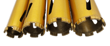 Laden Sie das Bild in den Galerie-Viewer, 450 mm Profi Diamantbohrkrone Turbo Kernbohrer Nass Trocken Ø 51,63,76,83 mm; optional SDS Plus oder SDS MAX Adapter – von Kraftfeld | Werkzeughandel - Feldmann
