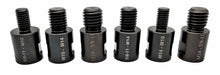 Laden Sie das Bild in den Galerie-Viewer, Gewindeadapter Set M10 M14 5/8-11 UNC Reduzierung Stahl schwarz Werkstatt Industrie - von Kraftfeld
