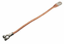 Laden Sie das Bild in den Galerie-Viewer, 50mm² Querschnitt 380V / 250A Kupfer Batterie Masseband /Erdung rund / Rundband gedrillt verzinnt 150,200,250,300,350,400,450 oder 500 mm Polklemme 17mm. Custom, Oldtimer, Umbau, Restauration – von Kraftfeld | Werkzeughandel - Feldmann
