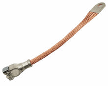 Laden Sie das Bild in den Galerie-Viewer, 50mm² Querschnitt 380V / 250A Kupfer Batterie Masseband /Erdung rund / Rundband gedrillt verzinnt 150,200,250,300,350,400,450 oder 500 mm Polklemme 17mm. Custom, Oldtimer, Umbau, Restauration – von Kraftfeld | Werkzeughandel - Feldmann
