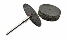 Laden Sie das Bild in den Galerie-Viewer, Kraftfeld Mini Trennscheiben 32mm mit 3mm Spanndorn für Minibohrer und Dremel