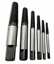 Laden Sie das Bild in den Galerie-Viewer, 6tlg Schraubenausdreher Set HSS M2-M12 Schraubenentferner Schraubenlöser Linksdreher für PZ / PH (Kreuz), Torx,Innensechskant,Innenvielzahn Schrauben
