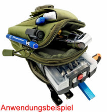 Laden Sie das Bild in den Galerie-Viewer, Gürtel Werkzeug Tasche wasserdichtes Nylon 600D, taktische Einsatztasche, Militär, Armee, Polizei, Jagd, Sport, Outdoor, Handytasche
