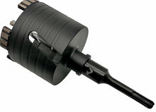 Laden Sie das Bild in den Galerie-Viewer, Ø 82mm Profi Bohrkrone 10mm Diamant Dosensenker Turbo Dosenbohrer M16 + SDS Plus
