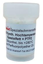 Laden Sie das Bild in den Galerie-Viewer, (65€/100g) 30g Äronix PTFE Paste 6800 Perfluorpolyether -30 bis +280°C Fett Lebensmittel USDA H1 Hochtemperatur Fett
