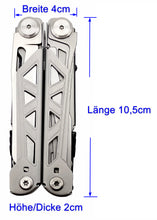 Laden Sie das Bild in den Galerie-Viewer, großes Premium Multi Tool Zange,Messer,Schraubendreher,Säge,Feile,Schere,Öffner
