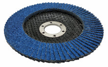 Laden Sie das Bild in den Galerie-Viewer, 2x Fächerscheibe 125 mm Korn 40–120 Zirkonkorund konisch für Winkelschleifer 22,23

