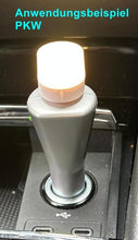 Laden Sie das Bild in den Galerie-Viewer, 2x USB LED Werkstattleuchte Mini Lampe Nachtlicht Auto PKW Powerbank PC Laptop