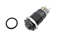Laden Sie das Bild in den Galerie-Viewer, beleuchteter Druckknopf Schalter einrastend AN AUS,Ø 12mm,4pin, 12 - 24V,1A,IP65 – von Kraftfeld | Werkzeughandel - Feldmann
