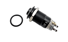 Laden Sie das Bild in den Galerie-Viewer, beleuchteter Druckknopf Schalter einrastend AN AUS,Ø 12mm,4pin, 12 - 24V,1A,IP65 – von Kraftfeld | Werkzeughandel - Feldmann
