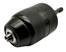 Laden Sie das Bild in den Galerie-Viewer, Bohrer Adapter Bit Bohrfutter 0,8 - 10mm schlüssellos 1/4&#39;&#39; HEX für Akkuschrauber – von Kraftfeld | Werkzeughandel - Feldmann
