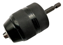 Laden Sie das Bild in den Galerie-Viewer, Bohrer Adapter Bit Bohrfutter 0,8 - 10mm schlüssellos 1/4&#39;&#39; HEX für Akkuschrauber – von Kraftfeld | Werkzeughandel - Feldmann
