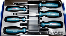 Laden Sie das Bild in den Galerie-Viewer, Bosch blau 6 - tlg Präzision Schraubendreher Set Kreuz (Pozidriv),Schlitz,Torx – von Bosch Professional | Werkzeughandel - Feldmann
