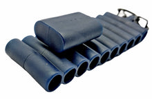 Laden Sie das Bild in den Galerie-Viewer, 22 Loch Gummi Bit Organizer + Karabiner Sortimentbox Sechskant 1/4 HEX Bithalter