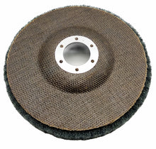 Laden Sie das Bild in den Galerie-Viewer, Rückseite der Nylon-Vlies Schleifscheibe 125 mm für Winkelschleifer von Kraftfeld | Werkzeughandel - Feldmann