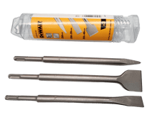Laden Sie das Bild in den Galerie-Viewer, DeWALT SDS Plus Profi Meißel Set 3tlg Flachmeißel Spitzmeißel Breitmeißel Meisel – von DEWALT | Werkzeughandel - Feldmann
