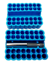 Laden Sie das Bild in den Galerie-Viewer, 2x 32 Loch Organizer + 1x 60mm Magnet Bithalter, Sortimentbox Sechskant 1/4HEX
