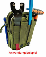 Laden Sie das Bild in den Galerie-Viewer, Gürtel Werkzeug Tasche wasserdichtes Nylon 600D, taktische Einsatztasche, Militär, Armee, Polizei, Jagd, Sport, Outdoor, Handytasche
