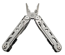 Laden Sie das Bild in den Galerie-Viewer, großes Premium Multi Tool Zange,Messer,Schraubendreher,Säge,Feile,Schere,Öffner – von Kraftfeld | Werkzeughandel - Feldmann
