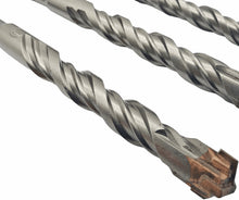 Laden Sie das Bild in den Galerie-Viewer, HM Kreuzschneide Hammerbohrer, von Seite, von Kraftfeld, Werkzeughandel Feldmann

