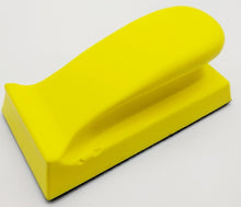 Laden Sie das Bild in den Galerie-Viewer, Kraftfeld Schleifklotz Ø 125 mm oder Ø 150 mm oder 135x70 mm oder 125x80mm flexibler weicher PU Schleifschwamm Handschleifblock Schleifteller für standard Klettpapier – von Kraftfeld | Werkzeughandel - Feldmann
