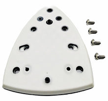 Laden Sie das Bild in den Galerie-Viewer, Kraftfeld Schleifschuh 100x150mm Dreieck für Festool, von unten  – von Kraftfeld | Werkzeughandel - Feldmann
