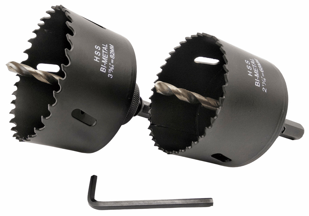 Lochsäge 68 / 82 mm HSS Bi-Metall , von vorne, von Kraftfeld, Werkzeughandel Feldmann