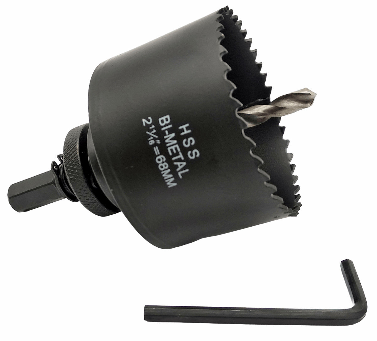 Lochsäge 68 / 82 mm HSS Bi-Metall , von Seite, von Kraftfeld, Werkzeughandel Feldmann