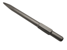 Laden Sie das Bild in den Galerie-Viewer, massiver 400mm Kraftfeld Meißel SDS 6 Kant HEX 30mm Spitzmeißel oder Flachmeißel oder Schaufel für Abbruchhammer – von Kraftfeld | Werkzeughandel - Feldmann
