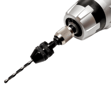 Laden Sie das Bild in den Galerie-Viewer, Mini Bohrer Adapter Bit Bohrfutter 0,3 - 4mm schlüssellos Sechskant 1/4&#39;&#39; HEX Schnellspannbohrfutter NEU – von Kraftfeld | Werkzeughandel - Feldmann
