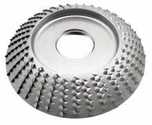 Laden Sie das Bild in den Galerie-Viewer, Ø 100 - 125mm Holz Schleifteller Schnitz Scheibe Huf Raspel für Winkelschleifer Flex mit Standard Aufnahme 22,23mm – von Kraftfeld | Werkzeughandel - Feldmann
