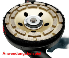 Laden Sie das Bild in den Galerie-Viewer, Ø 125mm Absaughaube für Winkelschleifer angewendet  Flex Estrich Schleiftopf Betonschleifer – von Kraftfeld | Werkzeughandel - Feldmann
