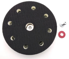 Laden Sie das Bild in den Galerie-Viewer, Ø125mm Kraftfeld Stützteller hart + M8 Schraube für Festool ETS ES 125, LEX 125,ST - STF 12 Schleifplatte, Ersatzteller, Klettteller, Klettaufnahme – von Kraftfeld | Werkzeughandel - Feldmann
