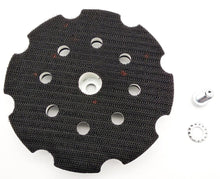 Laden Sie das Bild in den Galerie-Viewer, Ø125mm Kraftfeld Stützteller + M8 Schraube für Makita PO5000C,PO6000C,DPO500Z wie 197928 - 2 Schleifplatte, Ersatzteller, Klettteller, Klettaufnahme – von Kraftfeld | Werkzeughandel - Feldmann
