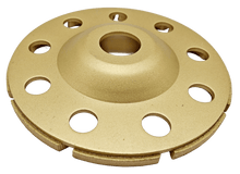 Laden Sie das Bild in den Galerie-Viewer, Premium Diamant Betonschleifer Ø 125mm Schleifteller mit T Segmenten, Schleiftopf, DIA Topfscheibe T Segmente, Beton, Estrisch – von Kraftfeld | Werkzeughandel - Feldmann
