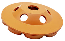 Laden Sie das Bild in den Galerie-Viewer, Profi Diamant Schleiftopf Ø 125mm Betonschleifer, Schleifteller, Topfscheibe, gebogene Segmente für Granit, Beton, Marmor, Estrich, Stein – von Kraftfeld | Werkzeughandel - Feldmann
