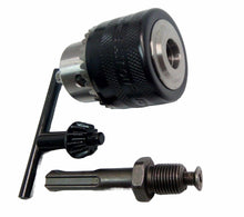 Laden Sie das Bild in den Galerie-Viewer, Profi Zahnkranz Bohrfutter, von Seite, von Kraftfeld, Werkzeughandel Feldmann