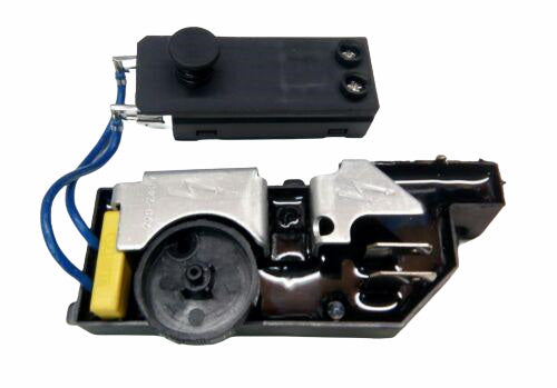 Schalter + Drehzahlregler, von neben, von Kraftfeld, Werkzeughandel Feldmann