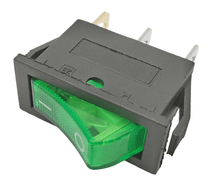 Laden Sie das Bild in den Galerie-Viewer, Schalter KCD3 AN1 AUS,grün, beleuchtet, von seitlich von Kraftfeld | Werkzeughandel - Feldmann

