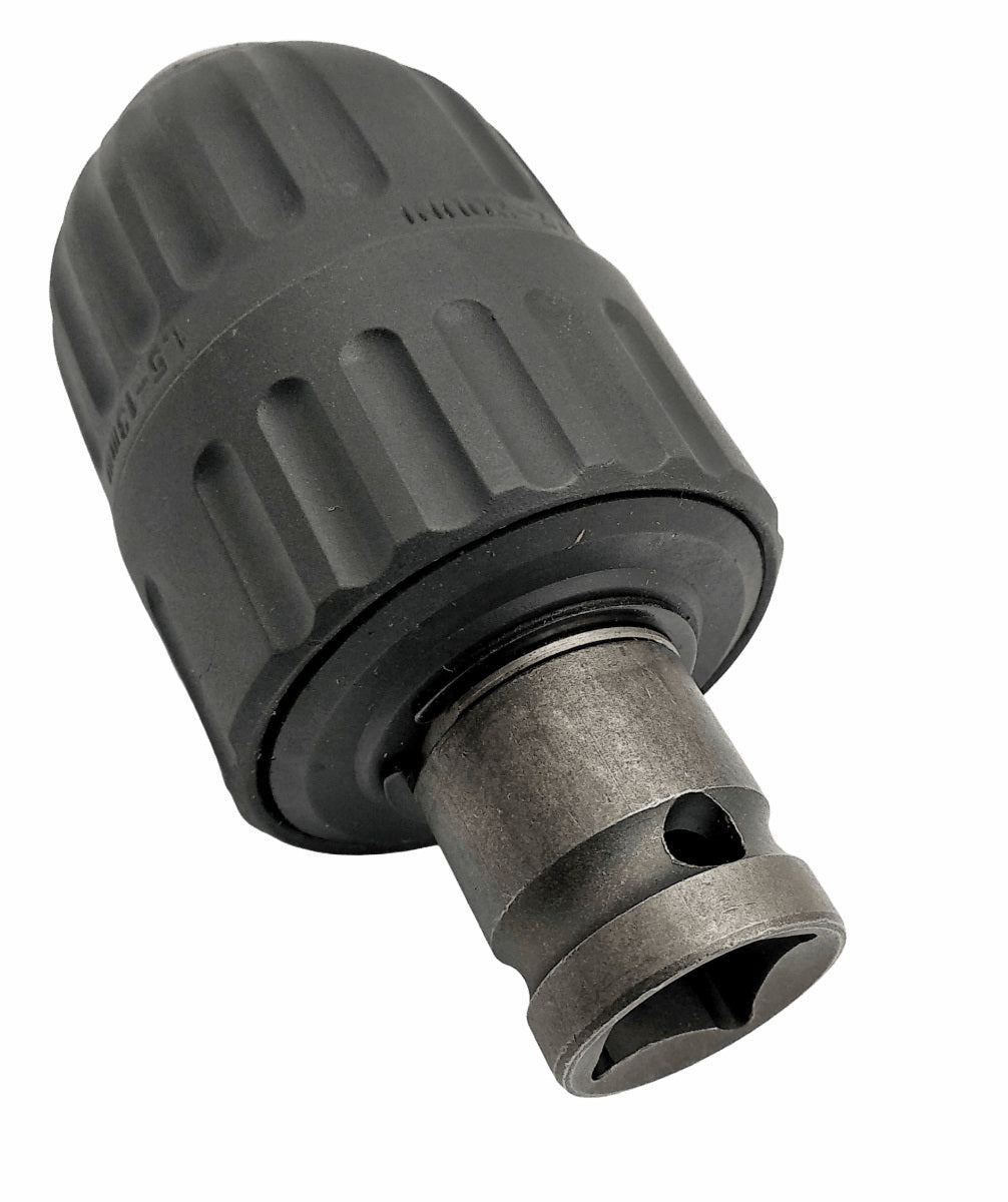 FASE 1/2 Zoll Bohrfutteradapter für Schlagschrauber Umbau 1/2-20 Unf mit 1 Stück Schraube