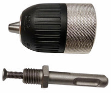 Laden Sie das Bild in den Galerie-Viewer, Schnellspann Profi Bohrfutter Set 2, von Seite, von Kraftfeld, Werkzeughandel Feldmann