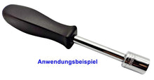 Laden Sie das Bild in den Galerie-Viewer, Schraubendreher Griff 1/4 Zoll Antrieb doppelte Aufnahme für Stecknüsse 150mm CV – von Kraftfeld | Werkzeughandel - Feldmann
