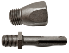 Laden Sie das Bild in den Galerie-Viewer, SDS Plus Bohrfutter Adapter 100mm, M 22 (ca 22mm) Gewinde für Bohrkrone – von Kraftfeld | Werkzeughandel - Feldmann
