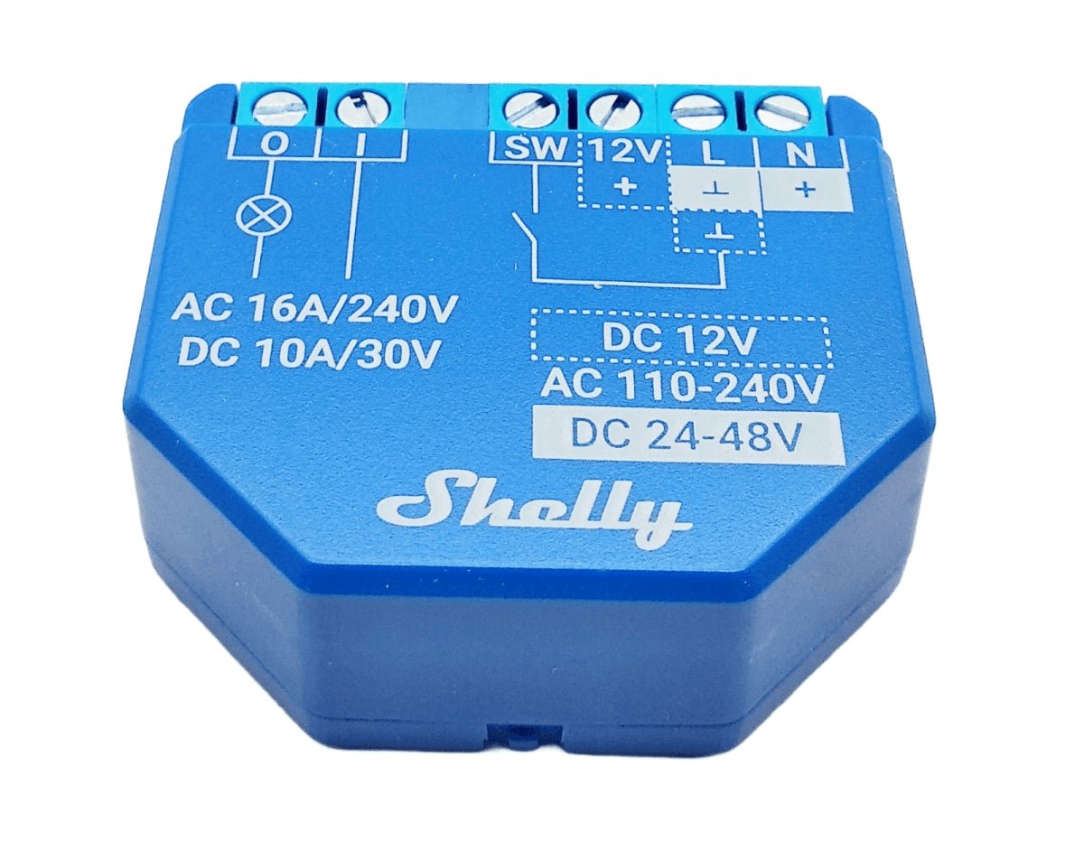 Smart Relais Shelly Plus 1 WLAN Bluetooth Smart Relais Schalter 16A IOS Android ...