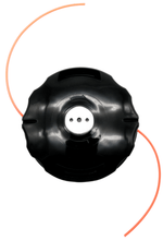 Laden Sie das Bild in den Galerie-Viewer, Universal Trimmerkopf M 10 X Ø 115mm 2,4mm Faden Doppelfadenkopf für Freischneider, Motorsense – von Kraftfeld | Werkzeughandel - Feldmann
