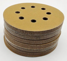 Laden Sie das Bild in den Galerie-Viewer, 125 mm Kraftfeld Klett Schleifscheiben Korn 80,120,240 Schleifpapier Exzenterschleifer Pad – von Kraftfeld | Werkzeughandel - Feldmann
