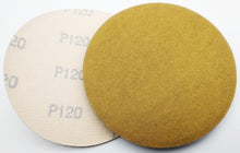 Laden Sie das Bild in den Galerie-Viewer, 125mm Kraftfeld Klett Schleifscheiben Korn 80,120,240 Schleifpapier Exzenterschleifer Pad – von Kraftfeld | Werkzeughandel - Feldmann
