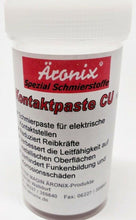 Laden Sie das Bild in den Galerie-Viewer, (205€/Kg) 100g Äronix Kupfer Kontaktpaste CU verbessert die elektrische Leitfähigkeit und schützt vor Korrosion - 30+200° Elektrik Montage Modellbau – von Äronix | Werkzeughandel - Feldmann
